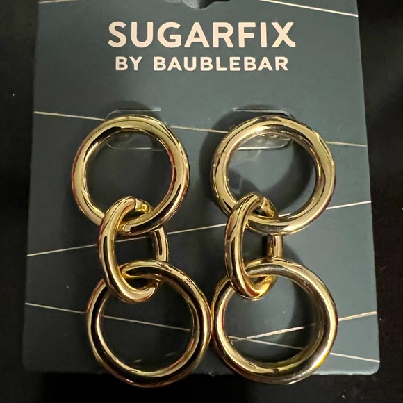 Sugarfix Jewelry - SUGARFIX Gold Chain Earrings- NWT